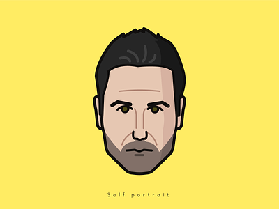 Self Portrait 2d avatar characters design icon illustration netflix portrait poster stickers vector