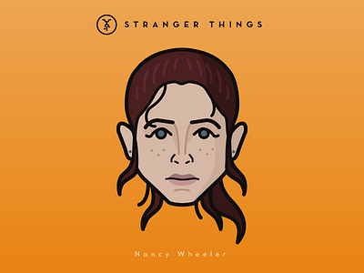 Faces Collection Vol. 03 - Stranger Things -Nancy Wheeler characters icon illustration logo movie nancy netflix stranger things tv serie vector wheeler