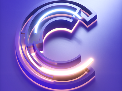 30 Days of Type: C 3d cinema 4d design logo octanerender type typography