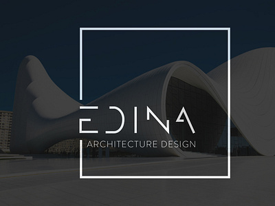 Architecture Logo - EDINA branding graphic design logo