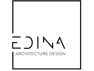 Architecture Logo - EDINA branding graphic design logo