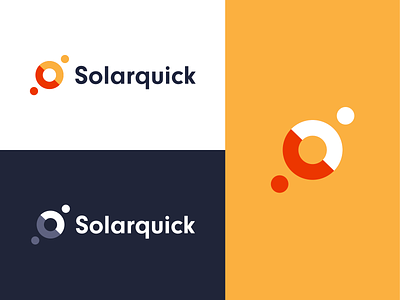 Solarquick – Logo abstract brand branding circle color scheme corporate design identity light logo logo design minimal modern styleguide sun ui ux