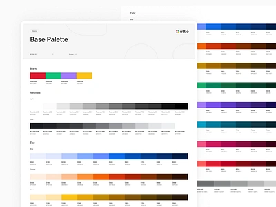 Attio – Accessible Color Base Palette accessible base palette brand clean color tokens colors crm darkmode design design system ds figma tokens light lightmode minimal modern tints ui ux