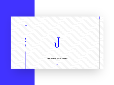 JH – Personal Portfolio Landingpage clean flat landingpage light minimal modern portfolio simple sleek ui ux webdesign