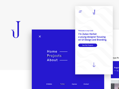 JH – Personal Branding branding clean flat light logo minimal minimalistic modern simple sleek ui ux