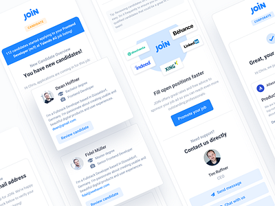 Hiring Platform E-Mail Templates