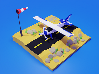 Plane - 3D Illustration