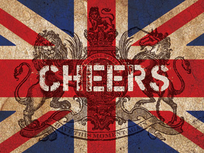 Cheers design poster