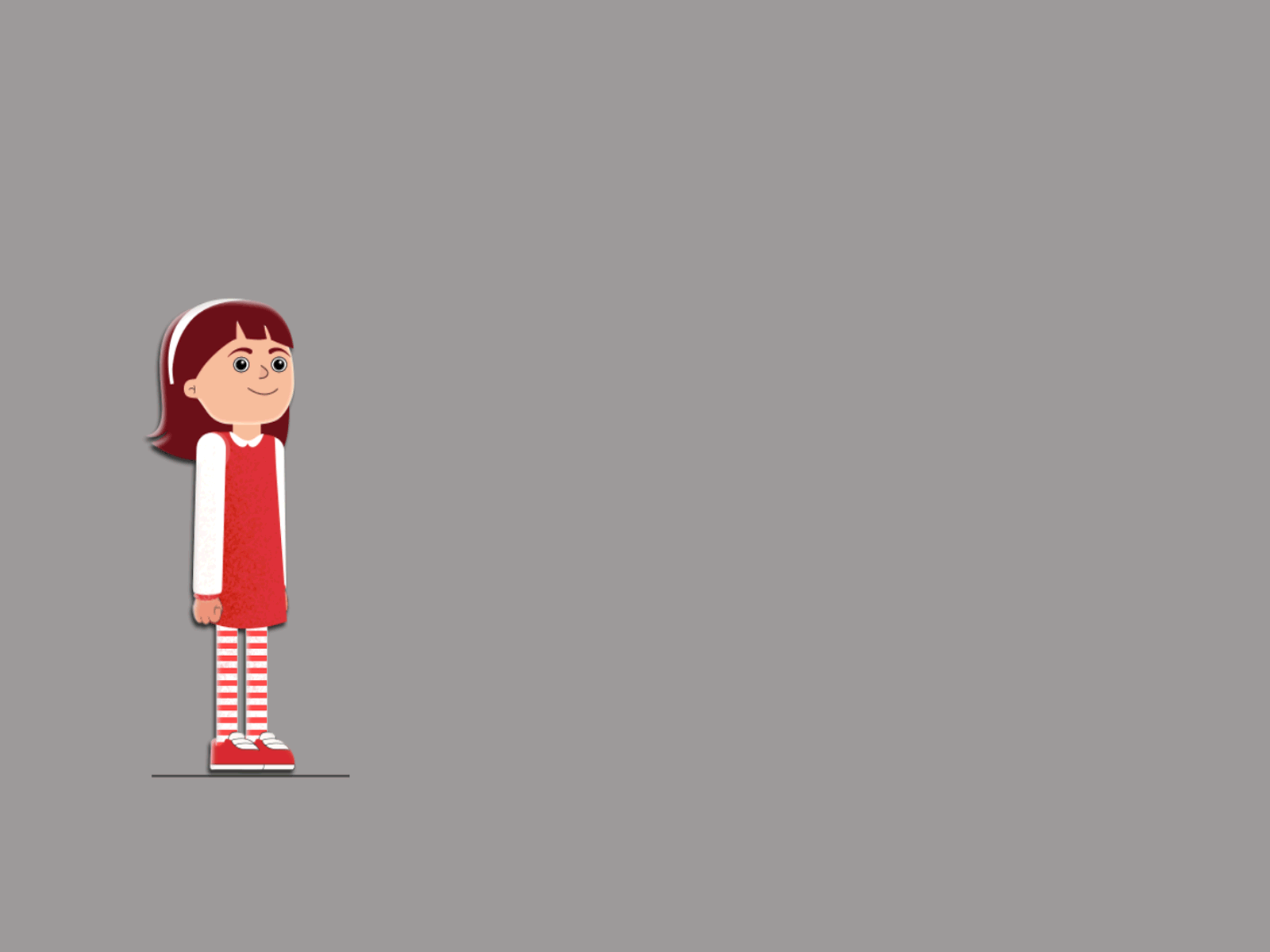 LITTLE GIRL animation motion graphics