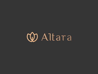 Altara Logo art branding design logo personal identity stationery set
