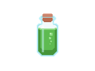 Green Potion green potion pixel art pot stamina potion