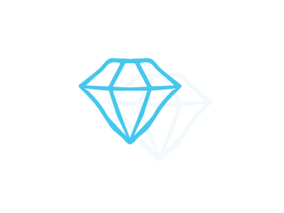 A Diamond in the Rough (Sketch) diamond icon iconography illustration sketch vector