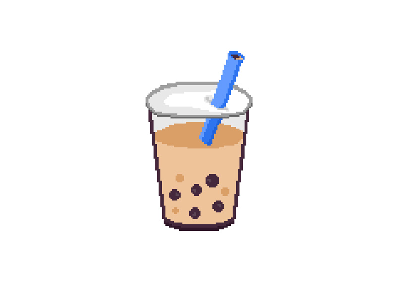 Boba Pixel Art