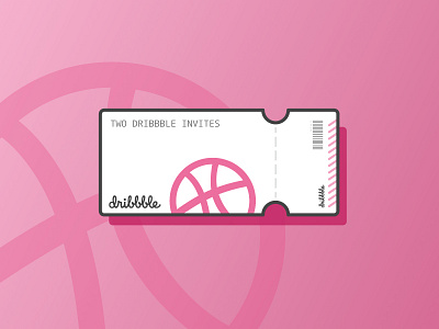 Two Dribbble Invitations