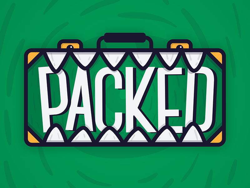 Packed Logo brand identity branding identity monster it came from a box youtube illustration vector id logo