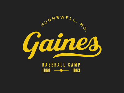 Gains Baseball Camp T-Shirt