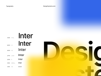 DesignSystems.com Typography design systems inter typography website