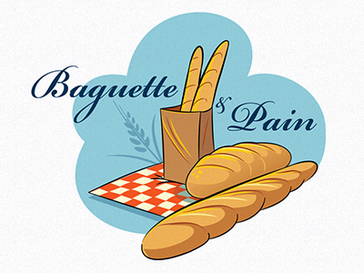 Baguestte & Pain dragoi french illustration illy lateral mircea