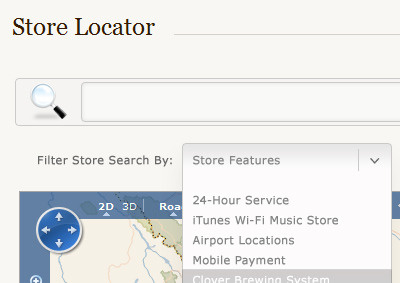 Store Locator bing locator maps redesign store