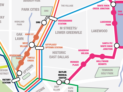 GOOD Ideas For Cities Challenge - Dallas dallas infographics maps metro trails