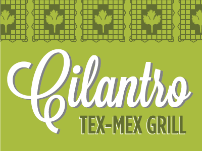 Cilantro Tex-Mex Grill branding identity logos marks