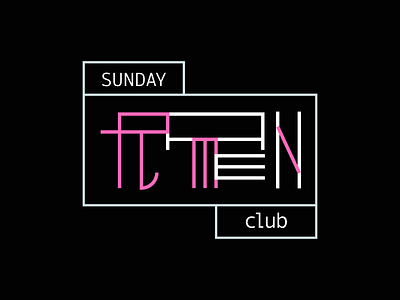 Sunday Ramen Club club design food icon illustration japan logo ramen retro stamp type typography