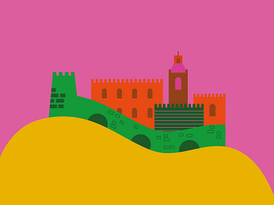 La Balera Sulle Mura | Piacenza architecture building city illustration italy piacenza wall