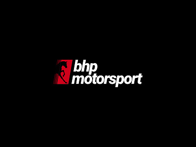 Logo "bhp motorsport" design impart logo vector