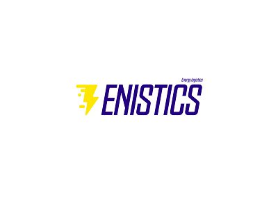 Logo "Enistics" design illustration impart logo vector