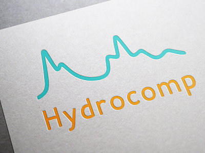 Hydrocomp's New Logo logo logo design