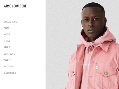Aimé Leon Dore – Light Redesign Exercise clothing ecommerce exercise redesign