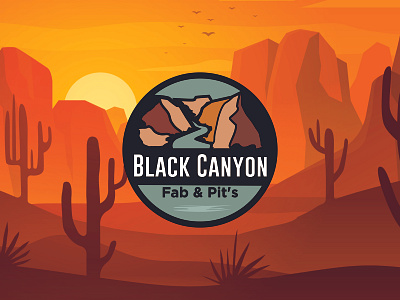 Black Canyon Logo branding design graphic design illustration logo vector