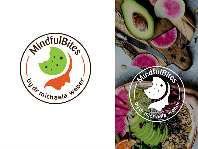 MindfulBites Logo branding design graphic design illustration logo vector