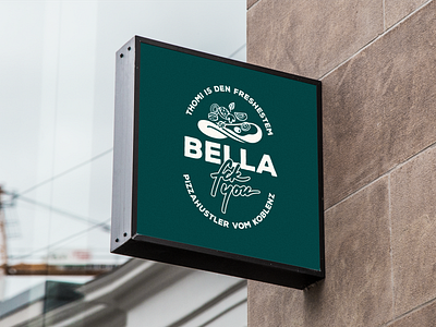 Bella fckyou. Branding, Website & Concept branding design illustration logo portfolio restaurant typography
