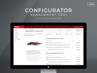 Configurator Tool UI