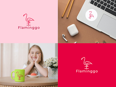 Flaminggo animal animation bird brand design brand identity branding design flaminggo graphic design illustration logo logo design ui ux vector visual identity