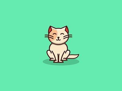 Cute Cat Design animal animation brand design brand identity branding cute cute animal cute logo design graphic design icon illustration logo logo design mascot ui ux vector visual identity