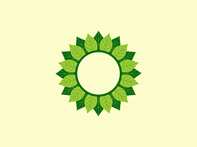 Circle Leaf Illustration app branding circle circle leaf design graphic design green leaf illustration leaf logo ui ux vector