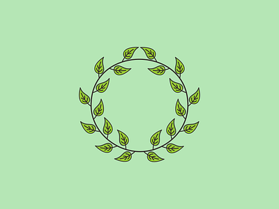 Circle Frame Leaf