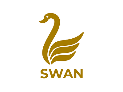 Swan Logo Design animal app branding design graphic design illustration logo swan swan design typography ui ux vector