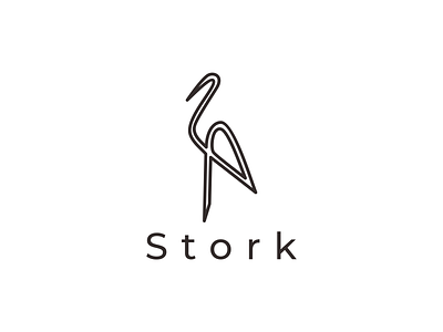 Stork Logo Design