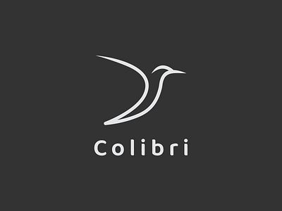 Colibri Logo Line animal app bird branding colibri design graphic design illustration line logo logo line typography ui ux vector