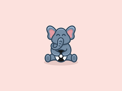 Cute Elephant Logo