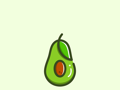fruit avocado app branding design fresh fruit fruit avocado graphic design illustration logo typography ui ux vector