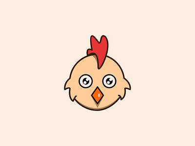 cute chiken app branding cartoon cute chiken design graphic design illustration logo ui ux vector