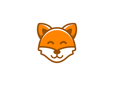 cute fox design logo app branding cartoon cute cute fox design fox graphic design illustration logo typography ui ux vector