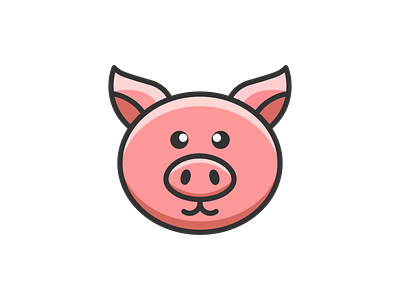Cute PIG cartoon design app branding cutepig design graphic design illustration logo pigcartoon typography ui ux vector