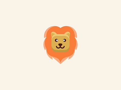 Cute LION Cartoon Design app branding cute lion design graphic design illustration lion lion cartoon logo typography ui ux vector