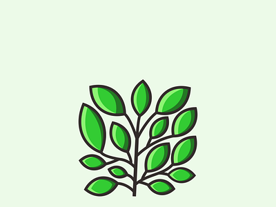 Leaf Ornament Frame Design Logo app branding cartoon design floral graphic design illustration leaf logo typography ui ux vector