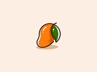 Mango Logo Design app branding cartoon cute design fruit graphic design illustration logo mango typography ui ux vector